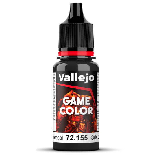 Vallejo Game Color 72.155 Charcoal, 18 ml